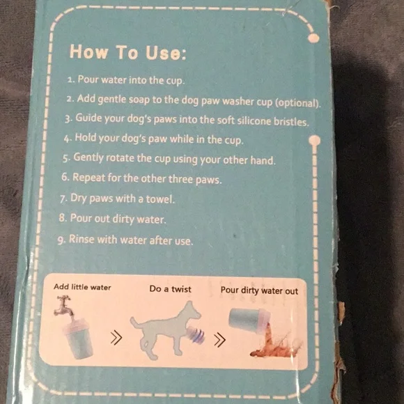 ⭐️ Host Pick x2 ⭐️ Large Breed Paw Cleaner - Picture 8 of 11